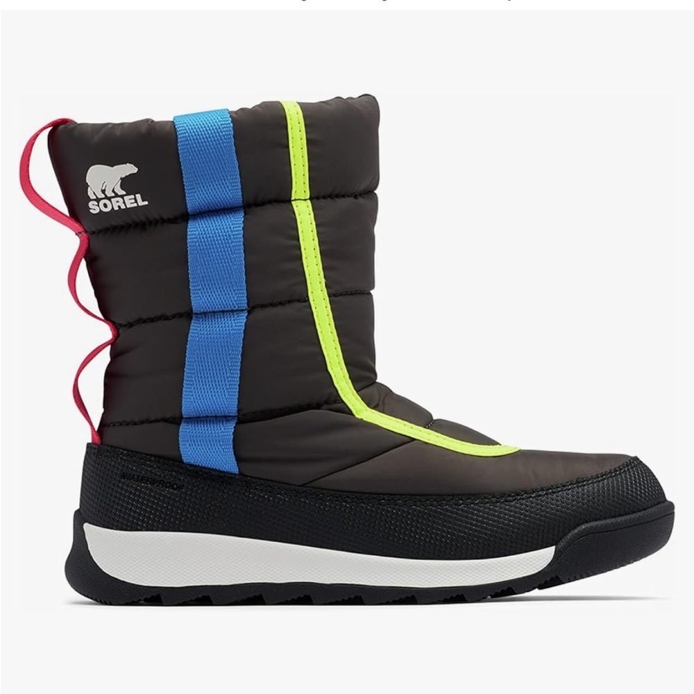 Sorel Unisex Youth Whitney II Puffy Mid Waterproof Boots size 9